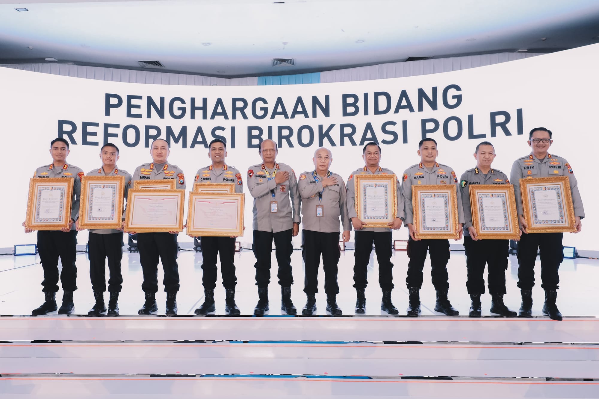 Tiga Penghargaan untuk Polresta Malang Kota Menjelang Hari Bhayangkara ke-79