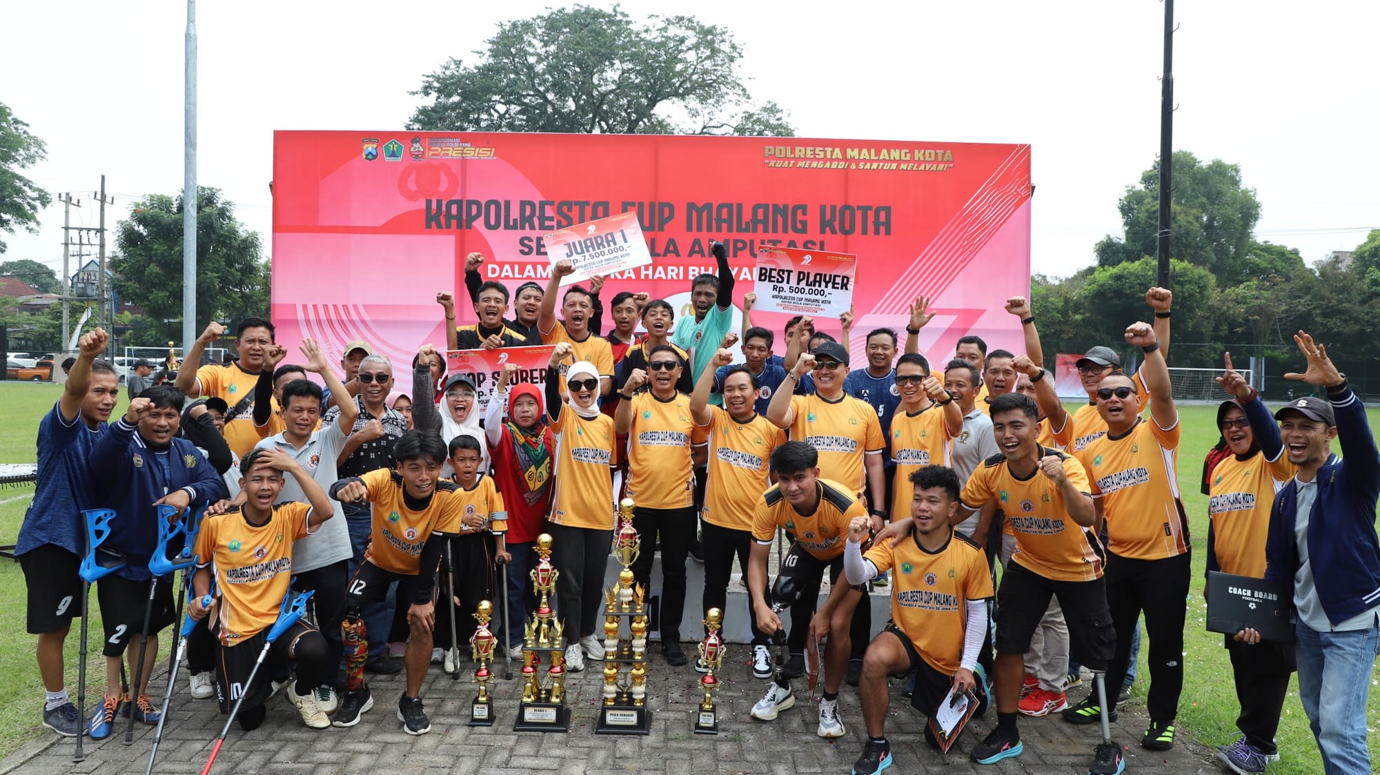 Polresta Malang Kota Angkat Semangat Juang Atlet Difabel di Kapolresta Cup 2025