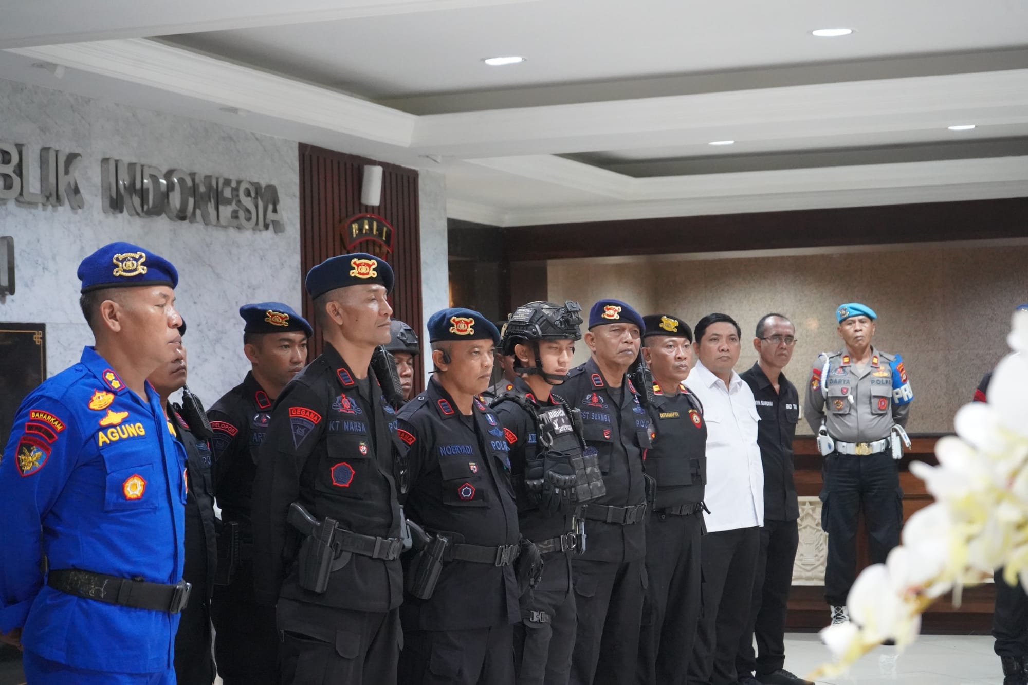 Siap Amankan Kunjungan Presiden, Polda Bali Latihan Pasukan Pengamanan