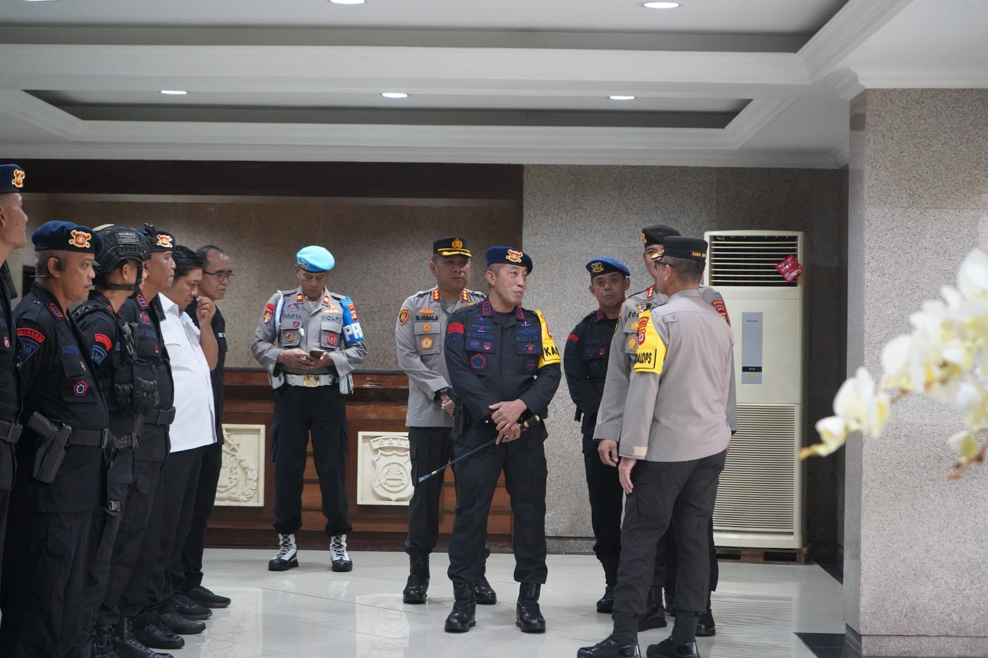 Polda Bali Gelar Kesiapan Pasukan Amankan Kunjungan Kerja Presiden RI