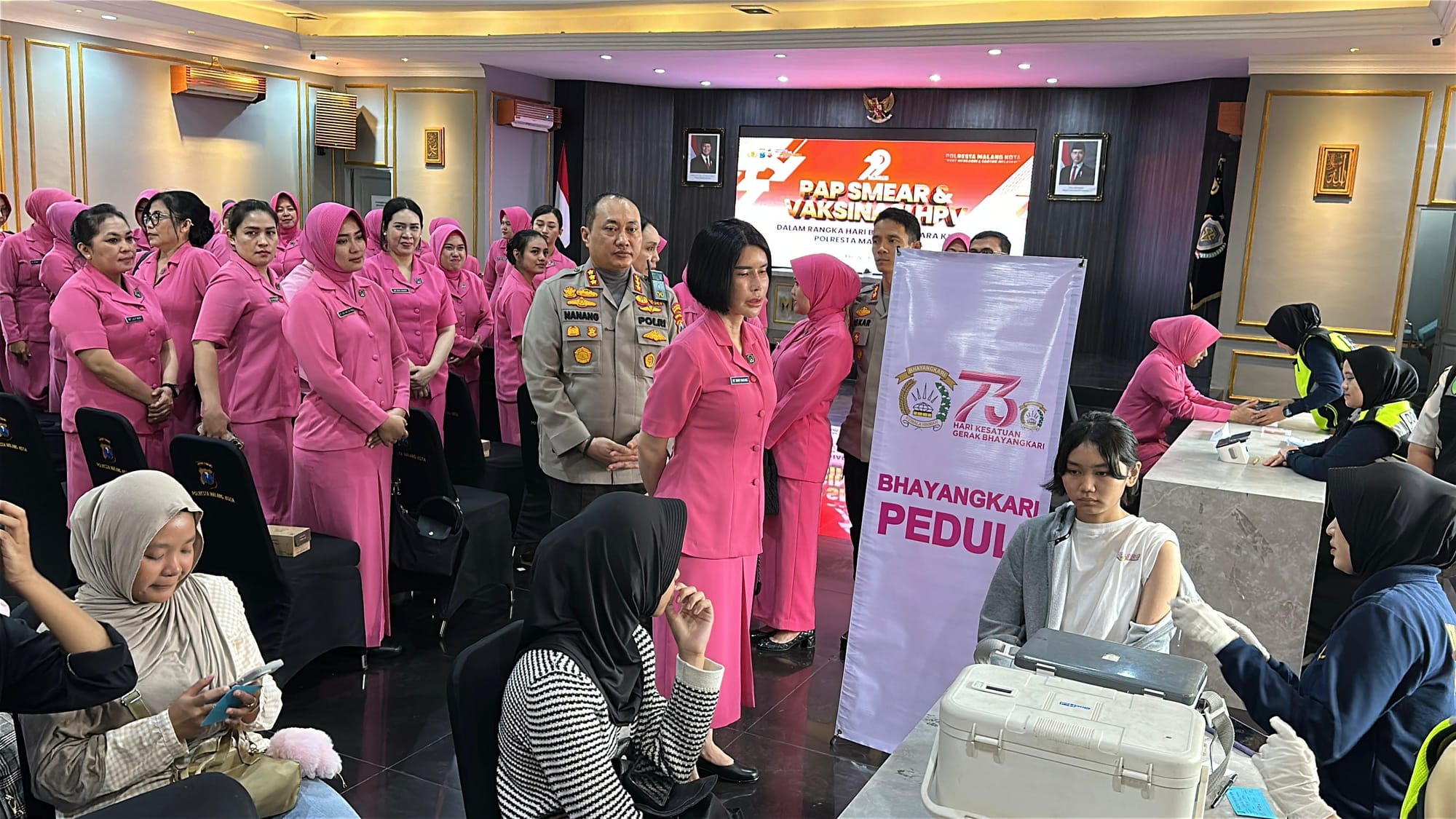 Polresta Malang Kota Hadirkan Layanan Kesehatan Gratis dalam Rangka Hari Bhayangkara