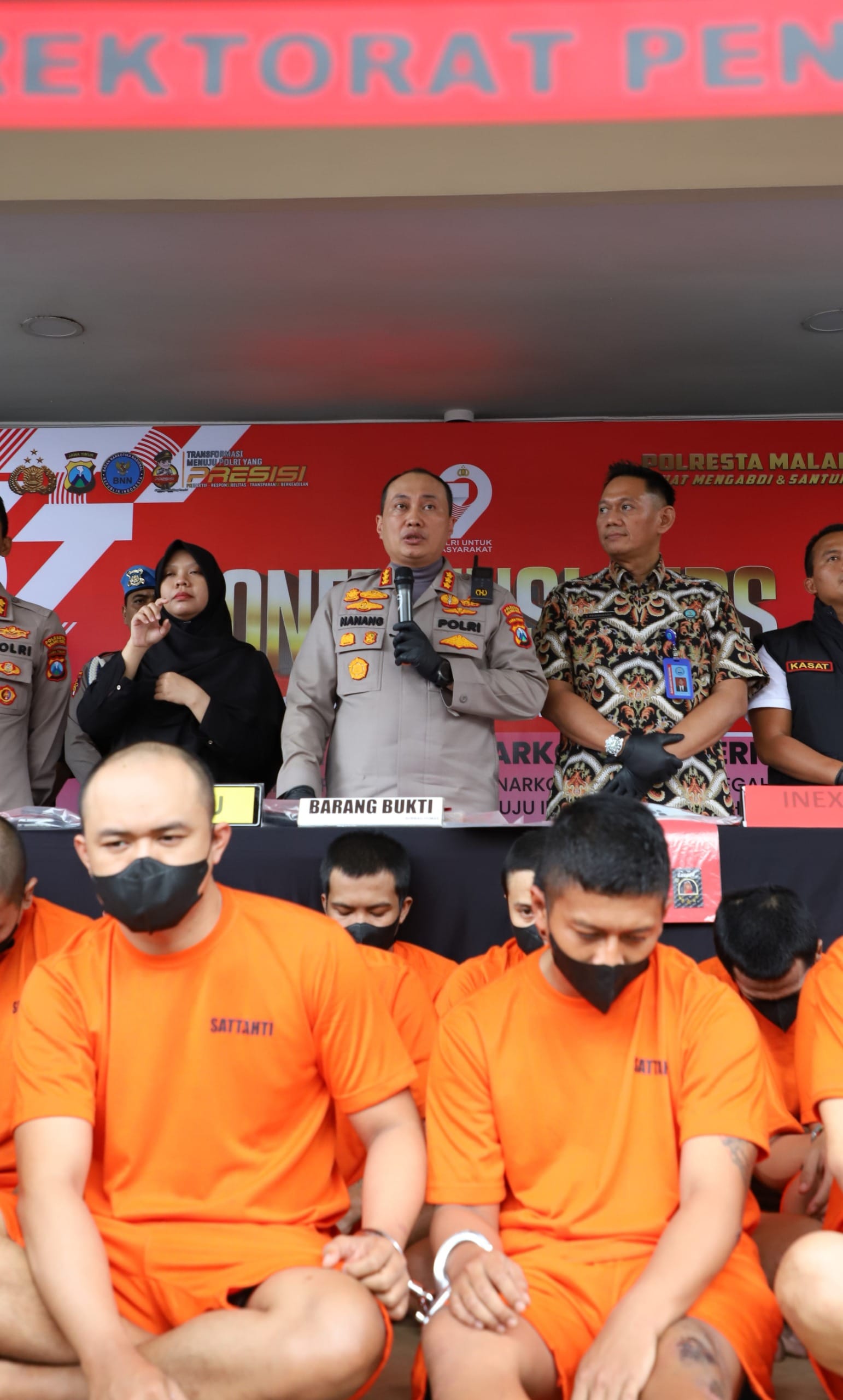 Polresta Malang Kota Ungkap 111 Kasus Narkoba dalam 6 Bulan