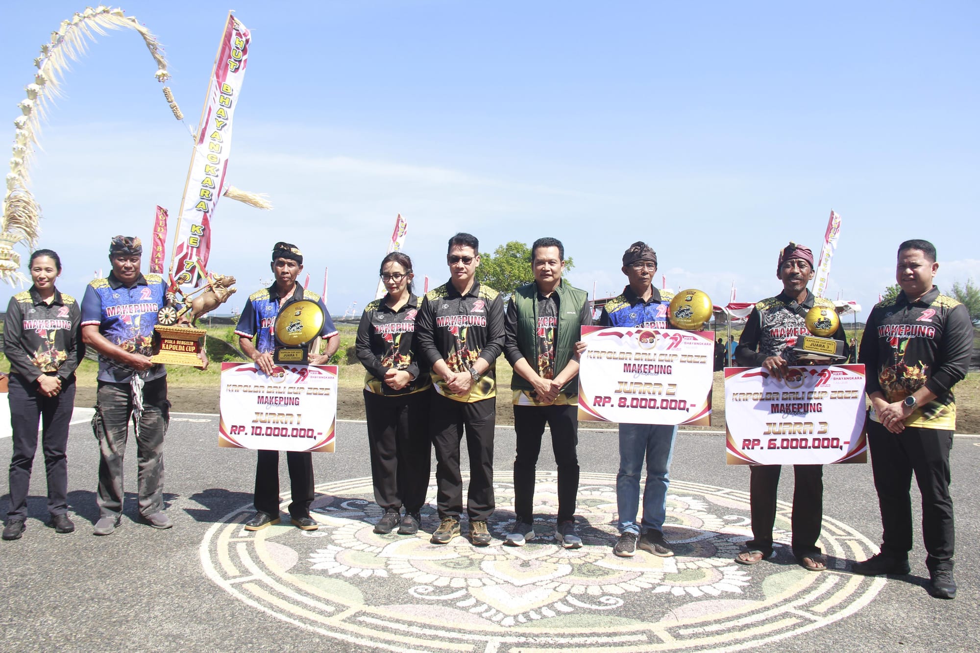Polda Bali Rayakan HUT Bhayangkara ke-79 dengan Lomba Tradisional Makepung