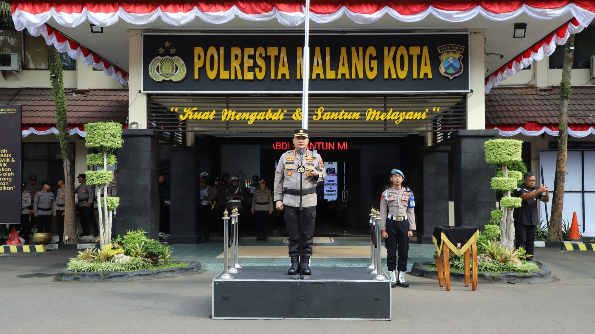 Polresta Malang Kota Naikkan Pangkat 54 Personel! Siap Sambut Hari Bhayangkara