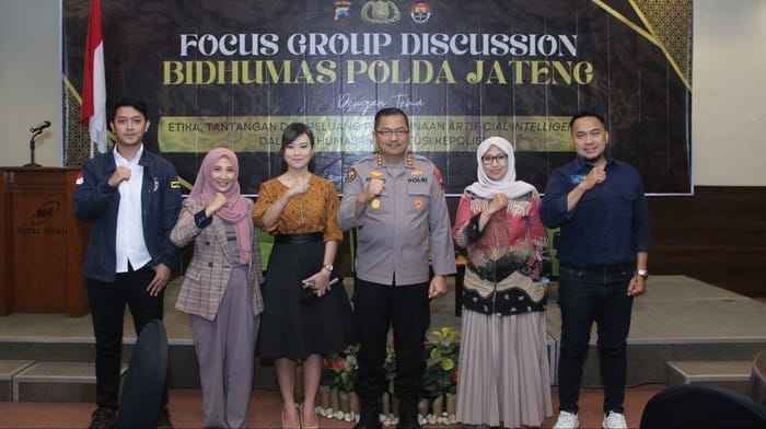 Optimalkan Teknologi, Bidhumas Polda Jateng Adakan FGD Pemanfaatan Kecerdasan Buatan