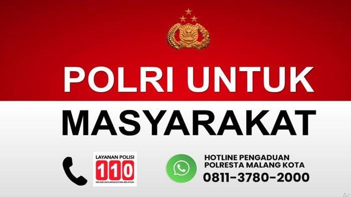 Siaga Penuh, Polresta Malang Kota Hadirkan Layanan Hotline Bebas Pulsa 24 Jam