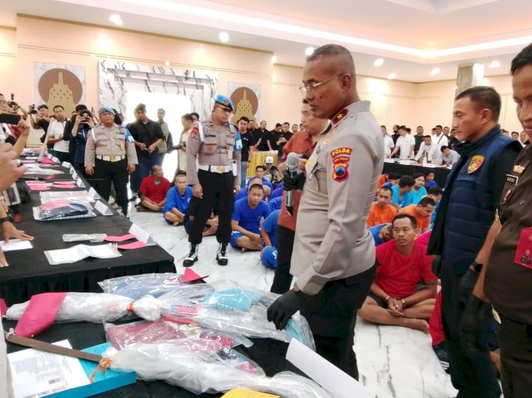 Polda Jateng Ungkap Ratusan Kasus Aksi Premanisme, Puluhan Perkara Libatkan Ormas