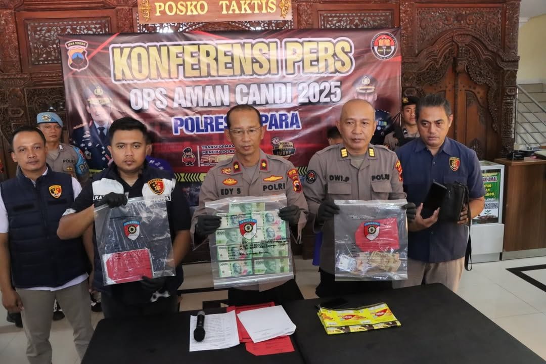 Polres Jepara Amankan Warga Demak yang Edarkan Uang Palsu