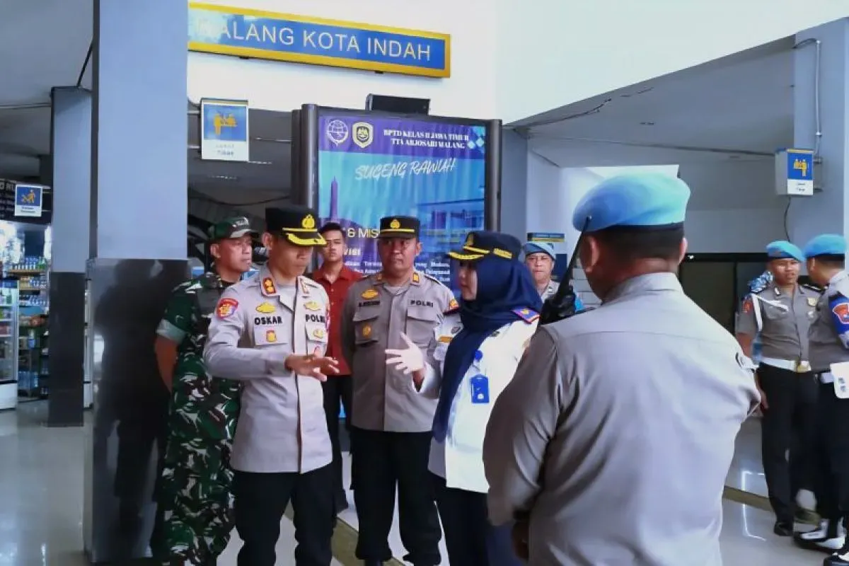 Polresta Malang dan Terminal Arjosari Bersinergi Cegah Premanisme