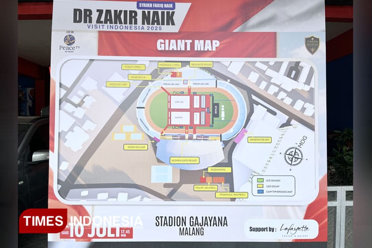 Pengamanan Ketat: 250 Personel Jaga Ceramah Zakir Naik di Malang