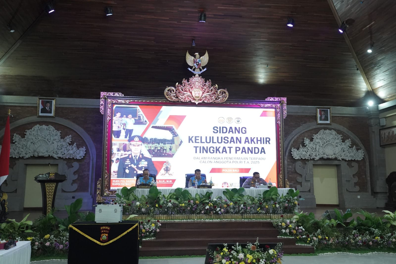 Sidang Kelulusan Akhir Penerimaan Polri 2025 Digelar oleh Biro SDM Polda Bali