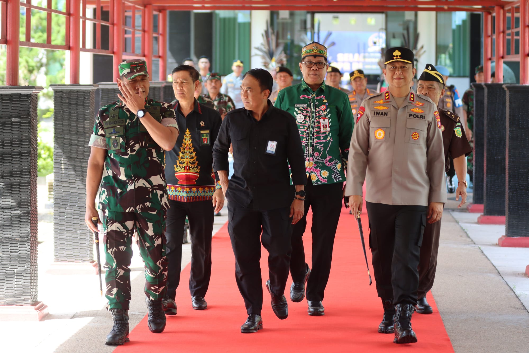 Kapolda Kalteng Sambut Komisi I DPR RI, Perkuat Sinergi di Palangka Raya