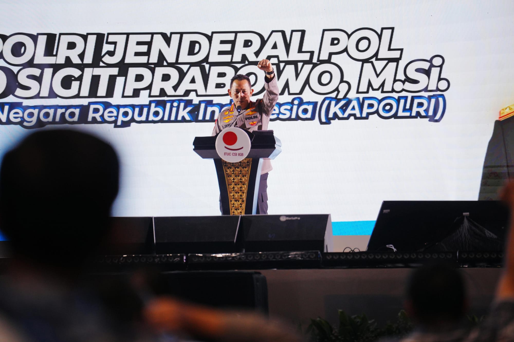 Kapolri Akui Peran Serikat Buruh Indonesia dalam Raih Penghargaan ITUC
