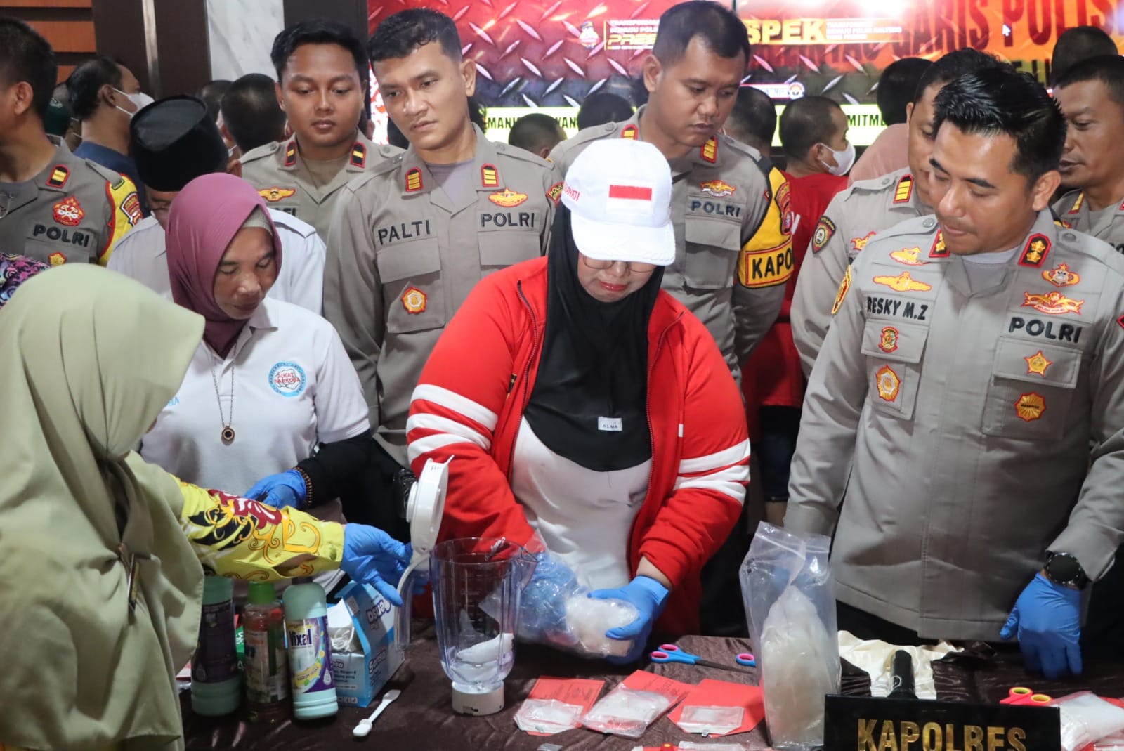 Polres Kotim Amankan 2,7 Kg Sabu dari 34 Tersangka dalam Ops Antik 2025