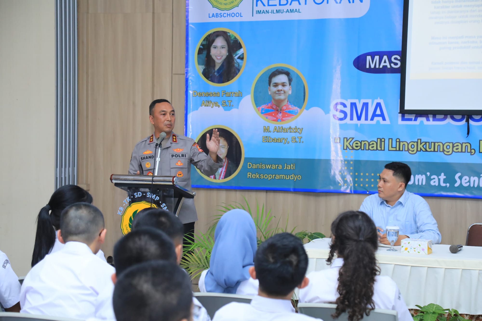 Kadivhumas ke Siswa Labschool: Harus Kerja Keras, Cerdas, Tuntas, dan Ikhlas