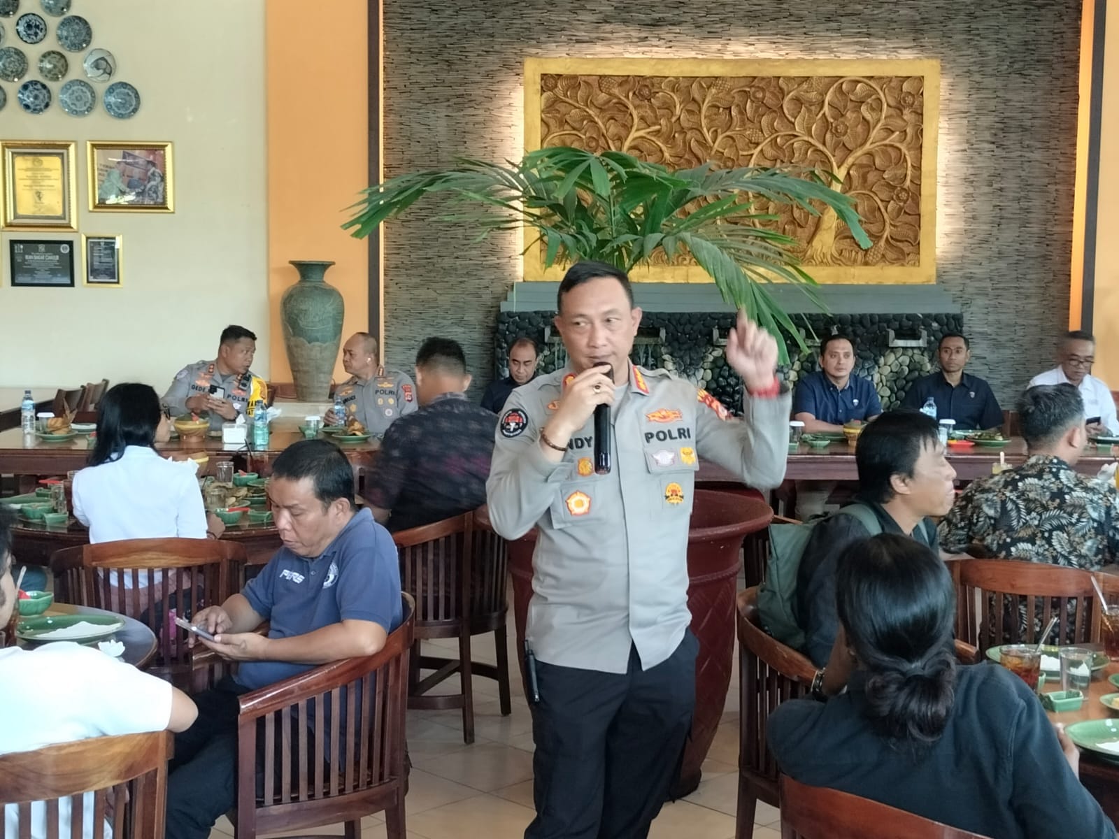 Tingkatkan Silaturahmi Polda Bali Gathering Bersama Wartawan