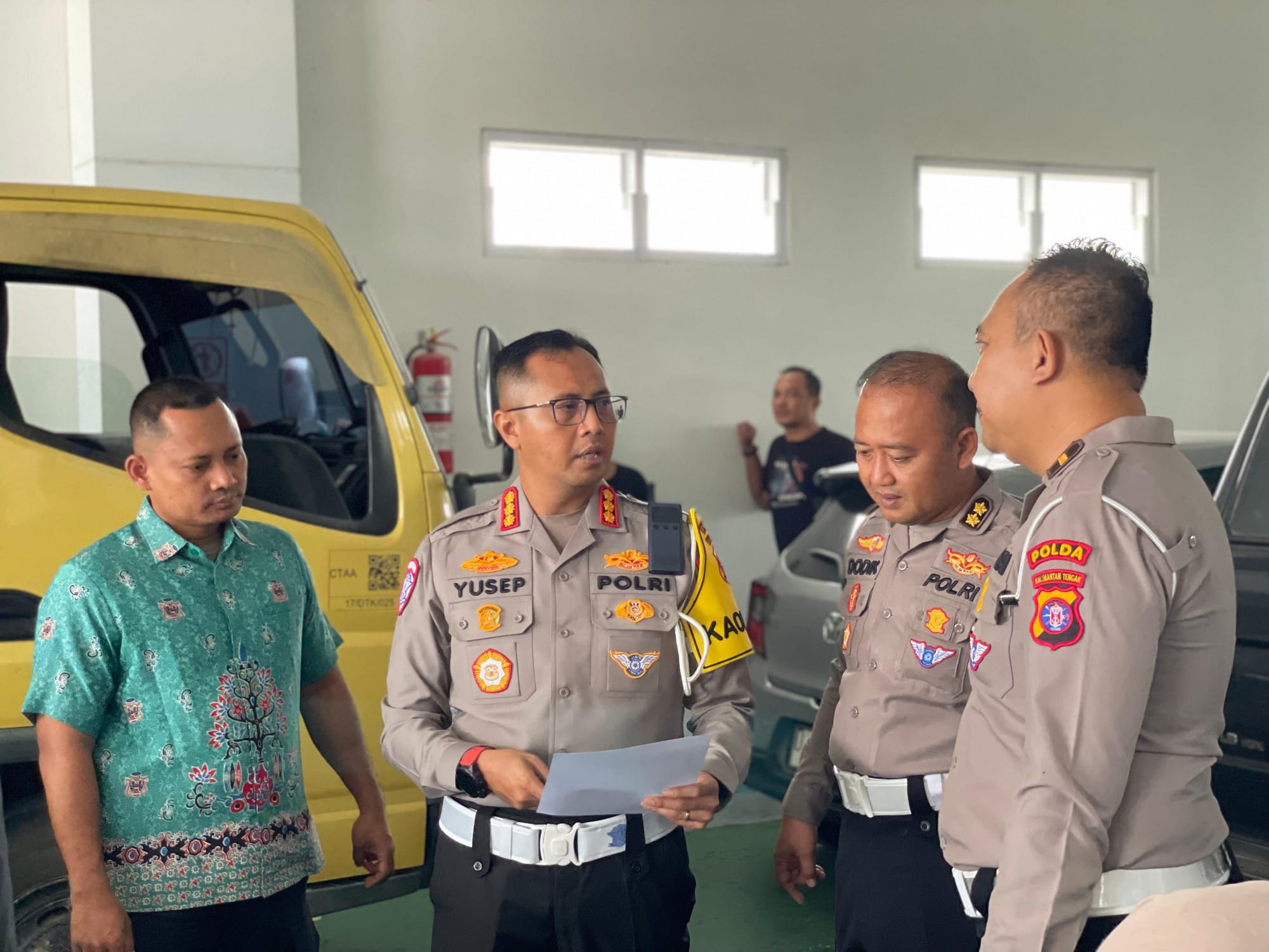 Wujudkan Pelayanan Prima, Dirlantas Polda Kalteng Lakukan Sidak ke Kantor BPKB