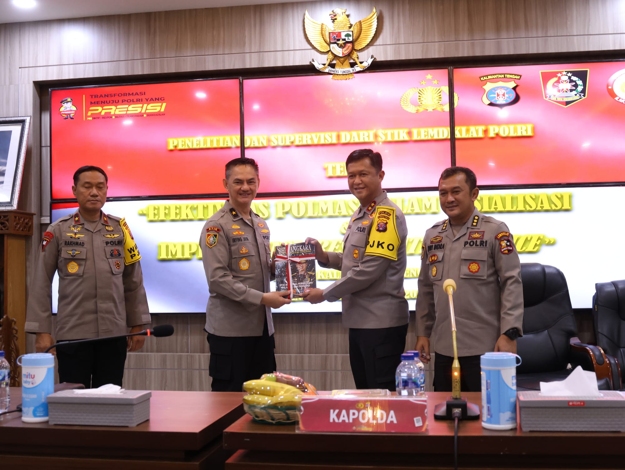 Dukung Polri Presisi, STIK Lemdiklat Polri Gelar Kajian Lapangan di Polda Kalimantan Tengah