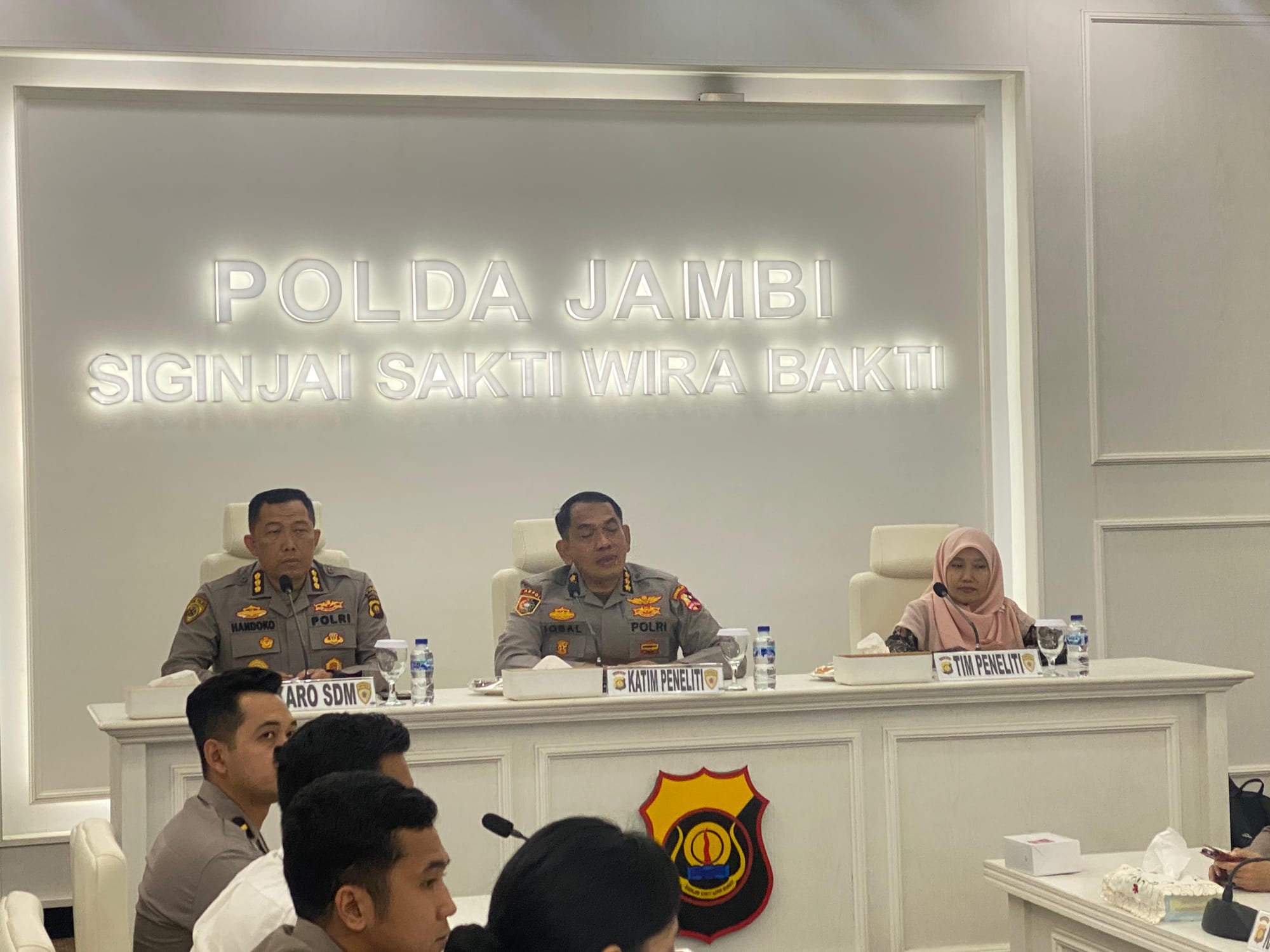 Dari Kampus ke Lapangan: Evaluasi Jarlatsuh bagi Perwira Remaja Akpol di Polda Jambi