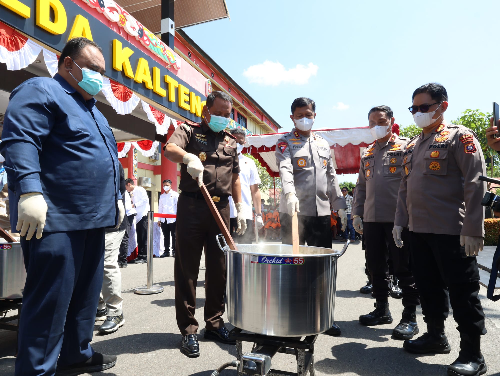 Kapolda Kalteng Pimpin Rilis Kasus Pengungkapan 9,9 Kg Sabu, Hasil Operasi Antik Telabang 2025