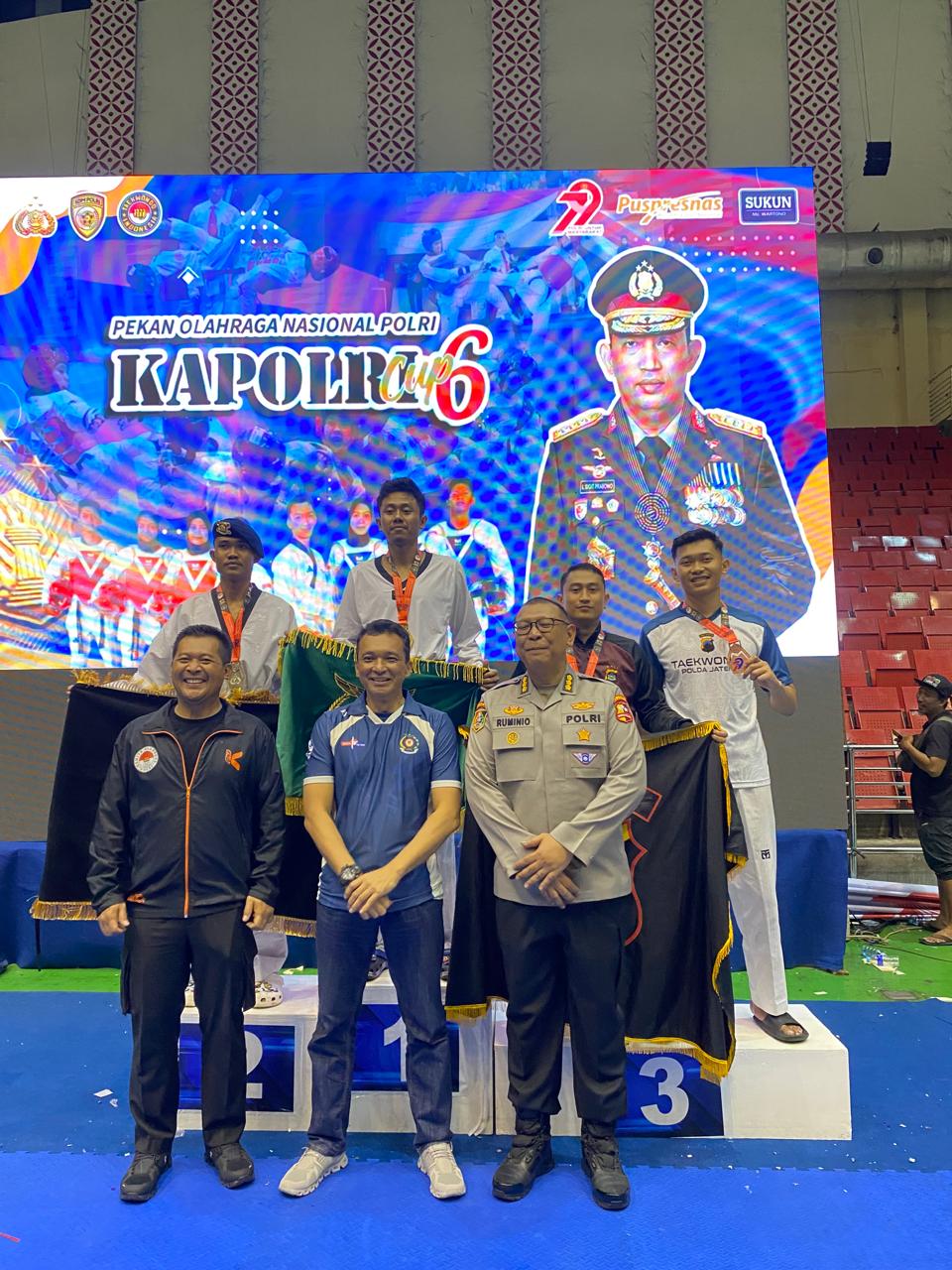 Atlet Taekwondo Polda Bali Raih 3 Medali di Kapolri Cup 6