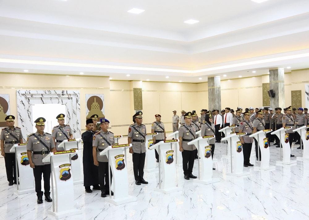 Polda Jateng Laksanakan Sertijab 3 PJU dan 5 Kapolres, Simak Daftarnya