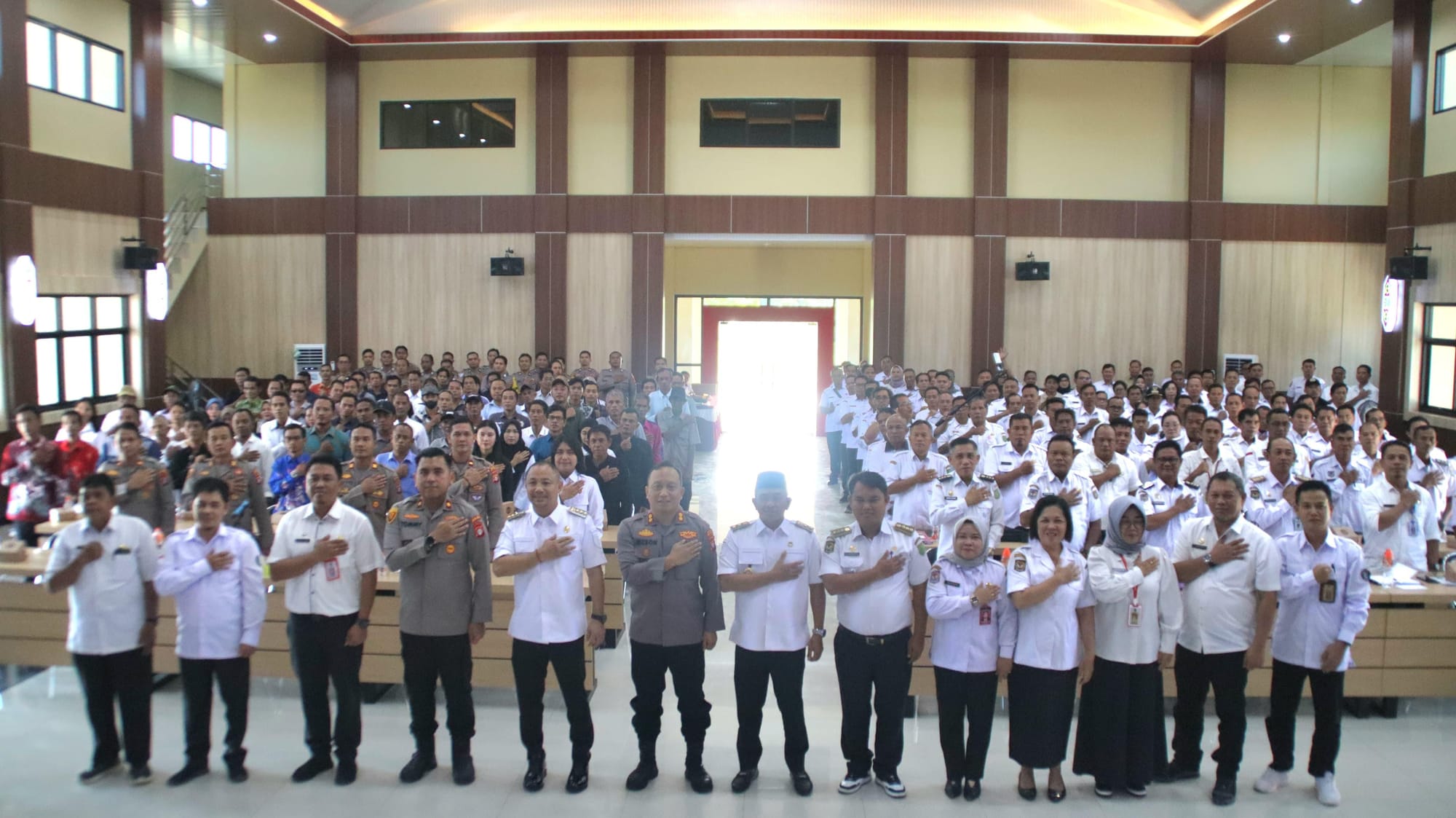 Polres Barsel Gelar Sosialisasi Ketahanan Pangan Bersama Para Kades dan Direktur BUMDes