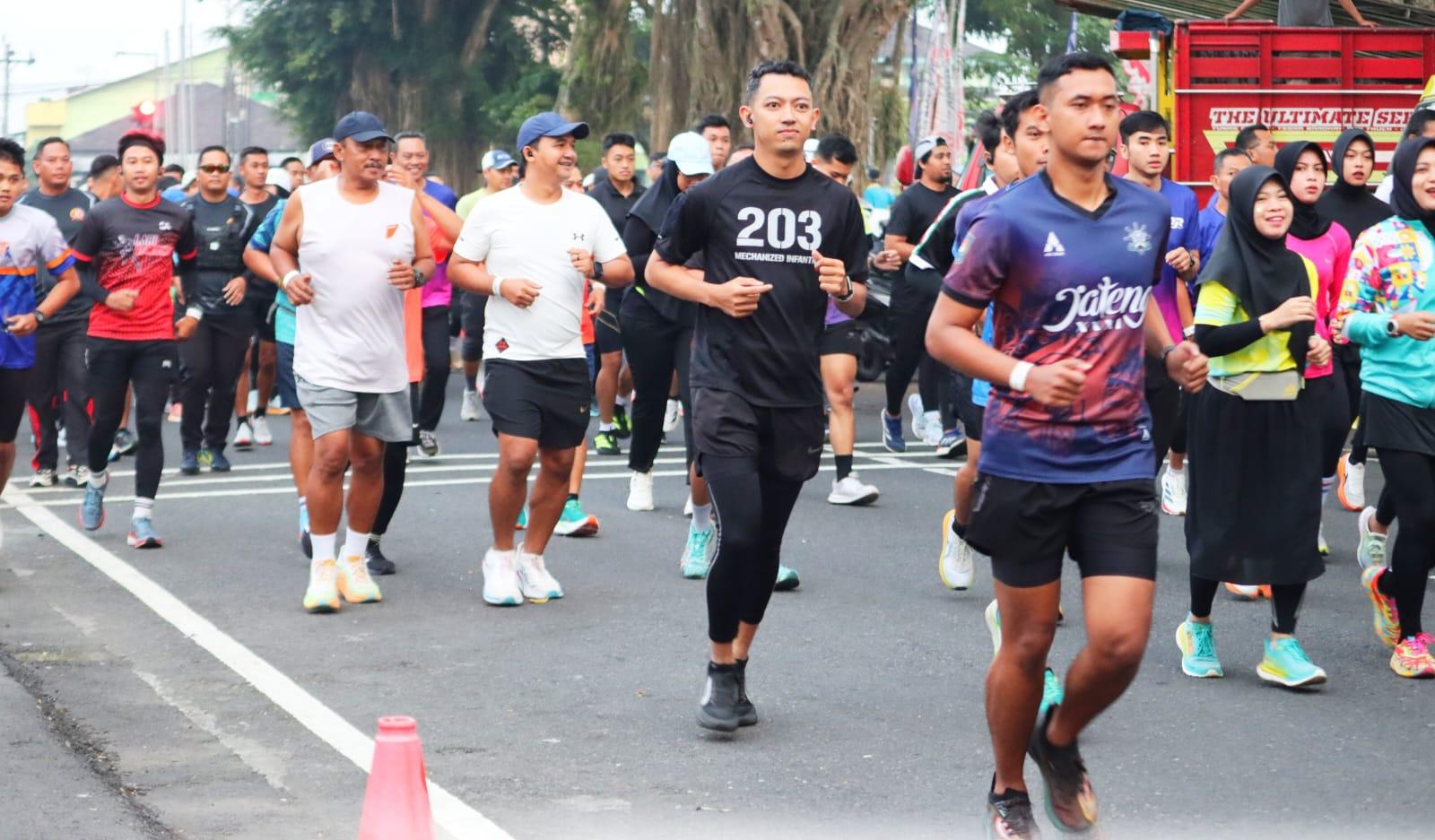 Polres Magelang Kota Rayakan Hari Bhayangkara dengan Fun Run 2025
