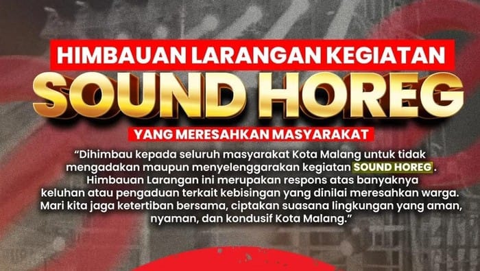 Dilarang! Sound Horeg Jadi Sasaran Polresta Malang, Ini Tanggapan Pakar