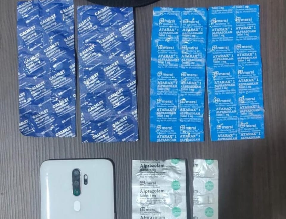 Polresta Banyumas Tangkap Pengedar Psikotropika, Amankan Puluhan Butir Alprazolam