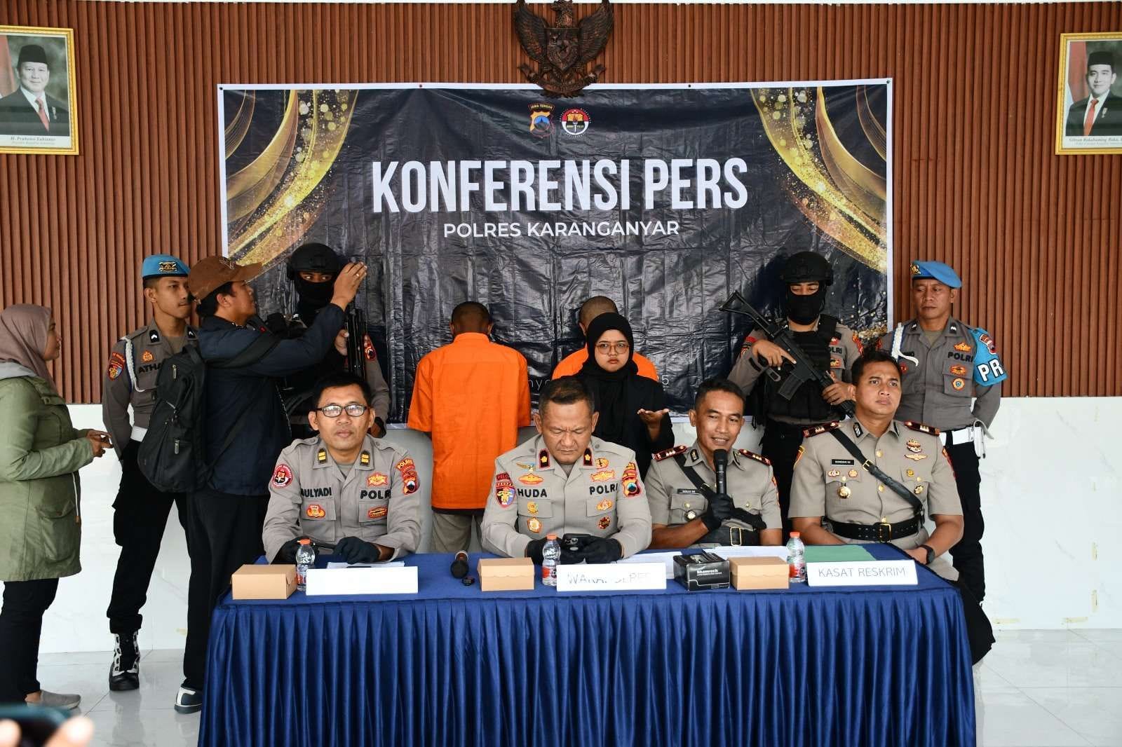 Komplotan Pencuri Motor di Karanganyar Dibekuk Polisi