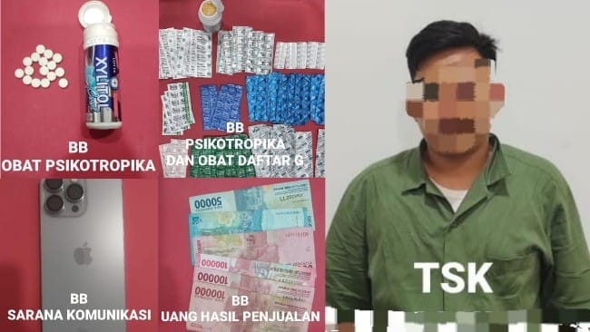 Edarkan Obat Keras dan Psikotropika, Seorang Pelaku Diringkus Polresta Banyumas