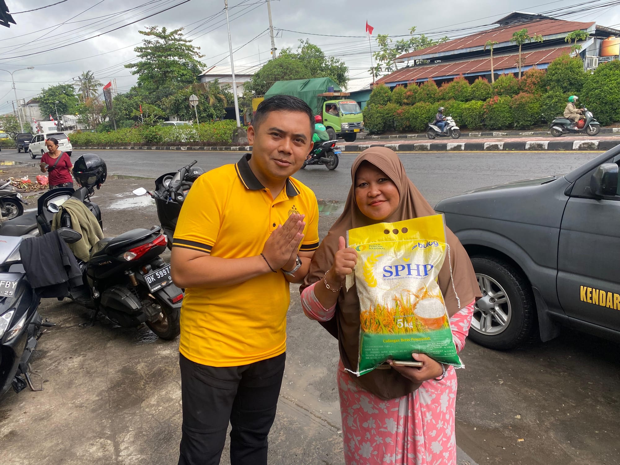 Gerakan Pangan Murah Polda Bali dalam Rangka Menjaga Stabilitas Harga dan Pasokan Beras SPHP