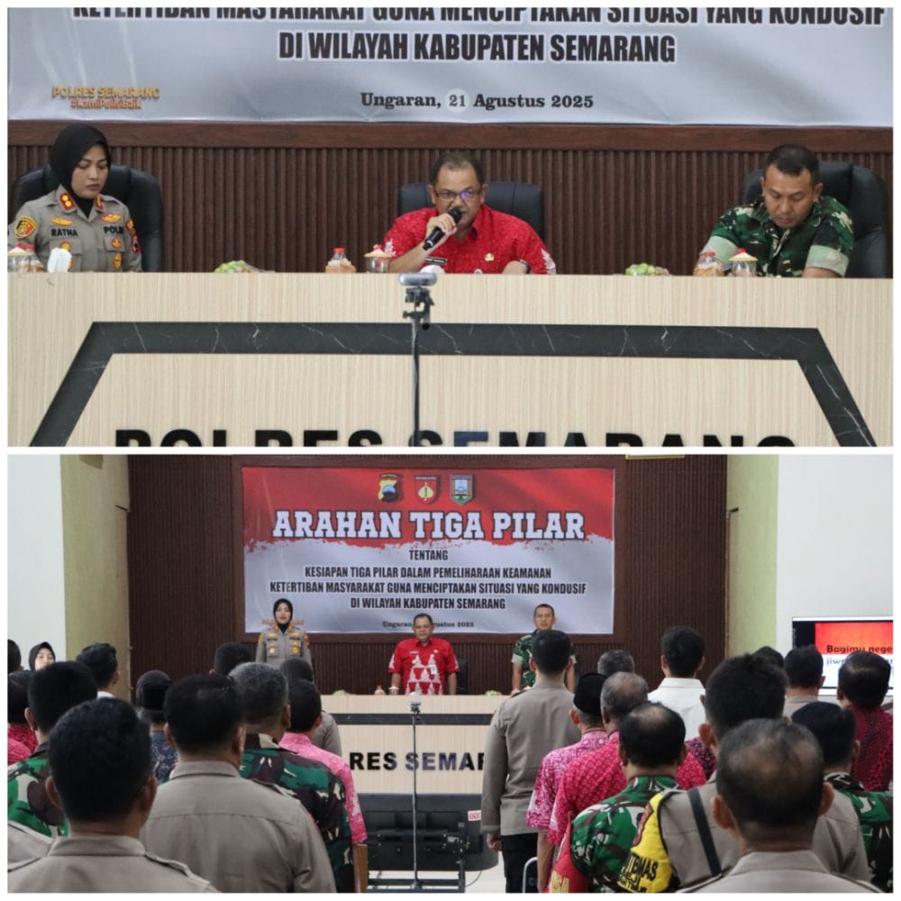 Tiga Pilar Bersatu, Polres Semarang Mantapkan Strategi Kamtibmas untuk Wilayah Aman