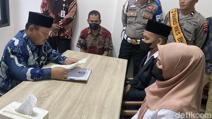 Polres Banjarnegara Fasilitasi Akad Nikah Tahanan Kasus Narkoba
