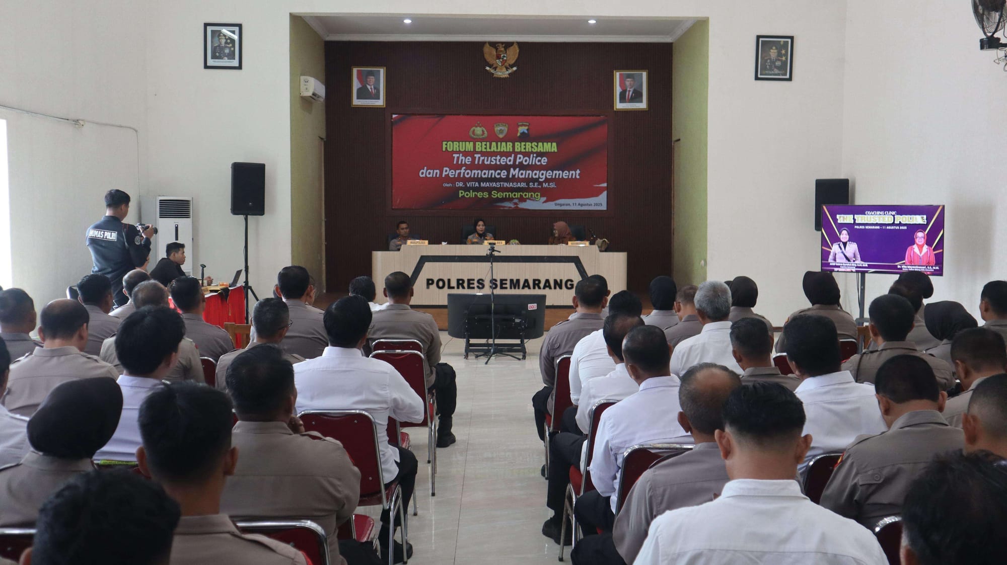 Polres Semarang Gelar Forum Belajar Bersama, Dorong Peningkatan Pelayanan Personel