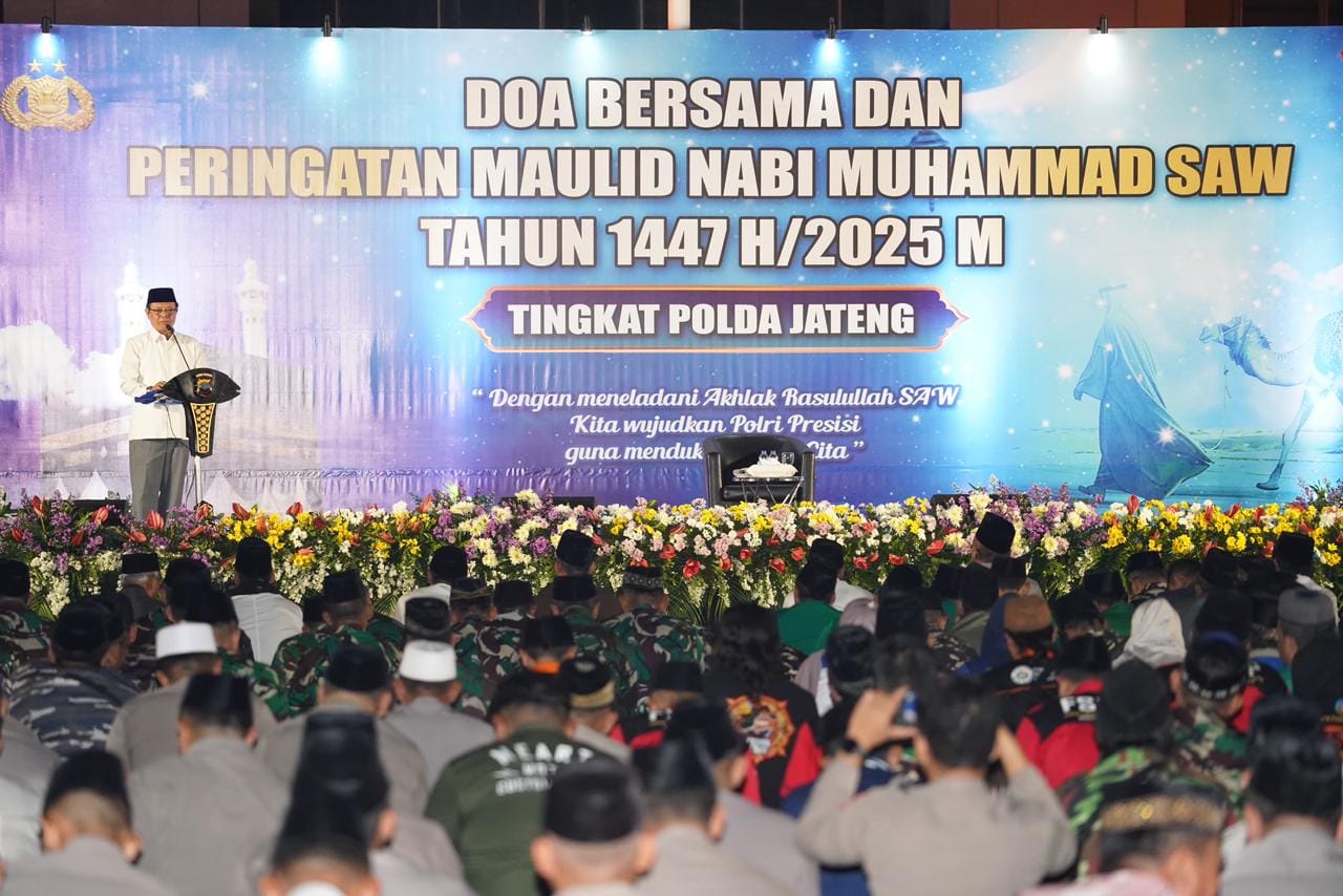 Polda Jateng Ajak Masyarakat Teladani Akhlak Rasulullah pada Peringatan Maulid Nabi