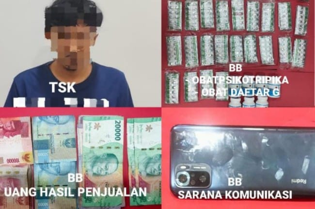 Polresta Banyumas Bekuk Pengedar, Sita 11.240 Butir Obat Keras Berbahaya