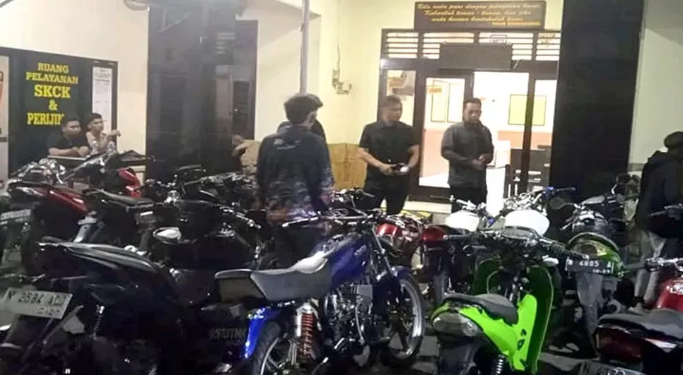 Kejar-kejaran di Jalan Raya, 14 Remaja Balap Liar Diringkus Polisi Malang