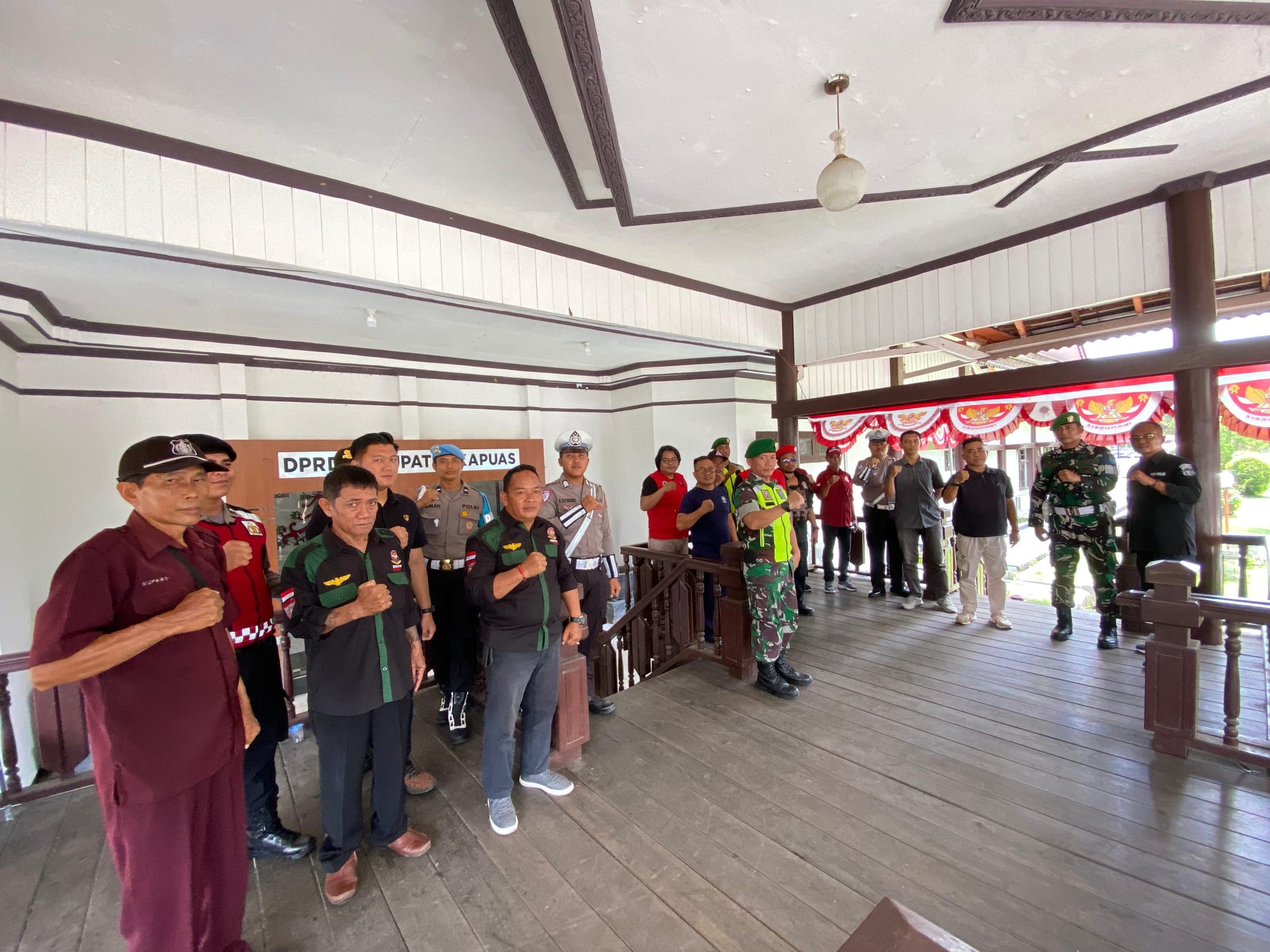 Sinergi TNI, Polri, dan Ormas di Kapuas Diperkuat Lewat Patroli Gabungan