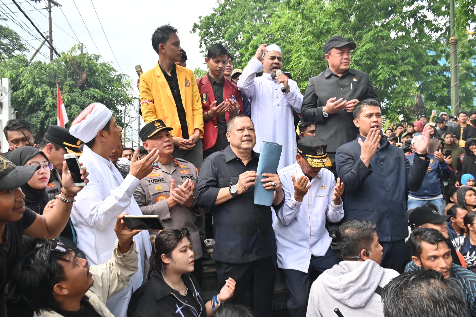 Polisi Apresiasi Aksi Damai di DPRD Kalsel Berjalan Kondusif
