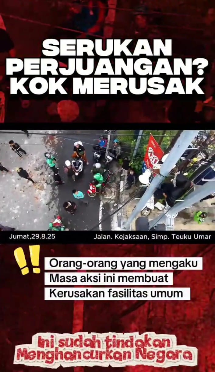 Aksi Bela Rakyat Berujung Perusakan Fasum di Sumut