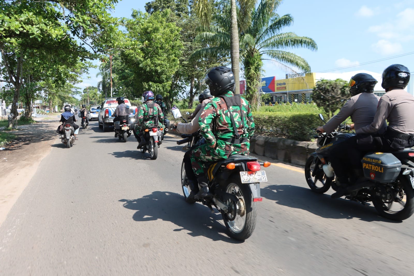 Jaga Ketertiban, Polres Kotim Laksanakan Patroli Gabungan Antisipasi Aksi Premanisme