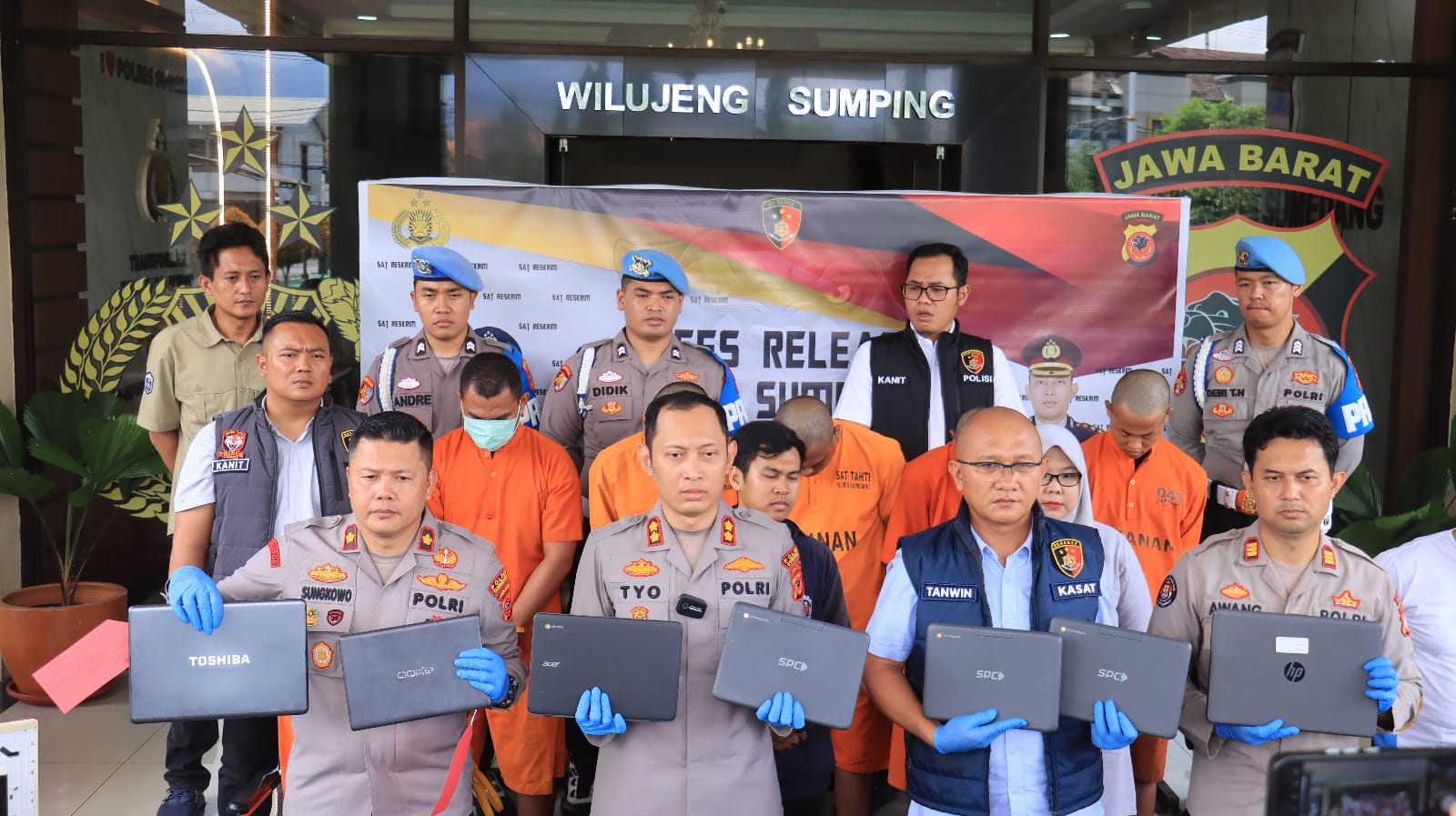 Lima Pelaku Pembobolan Sekolah di Sumedang Bersama Satu Penadah Ditangkap Polisi