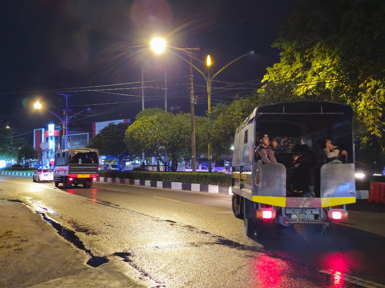 Polda Kalteng Gelar Patroli Malam Aman Nusa I Demi Situasi Kondusif