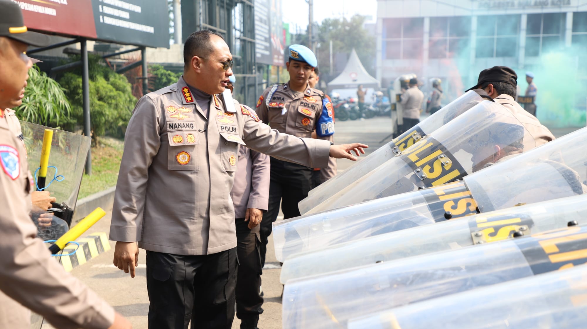 Sispam Mako, Polresta Malang Kota Siapkan Personel Hadapi Demo Rusuh
