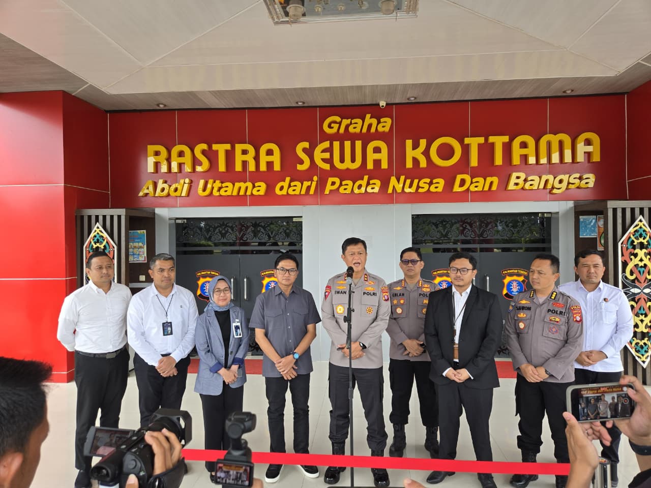 Perkuat Kerjasama, Kapolda Kalteng Sambut RCEO BRI Regional Kalimantan