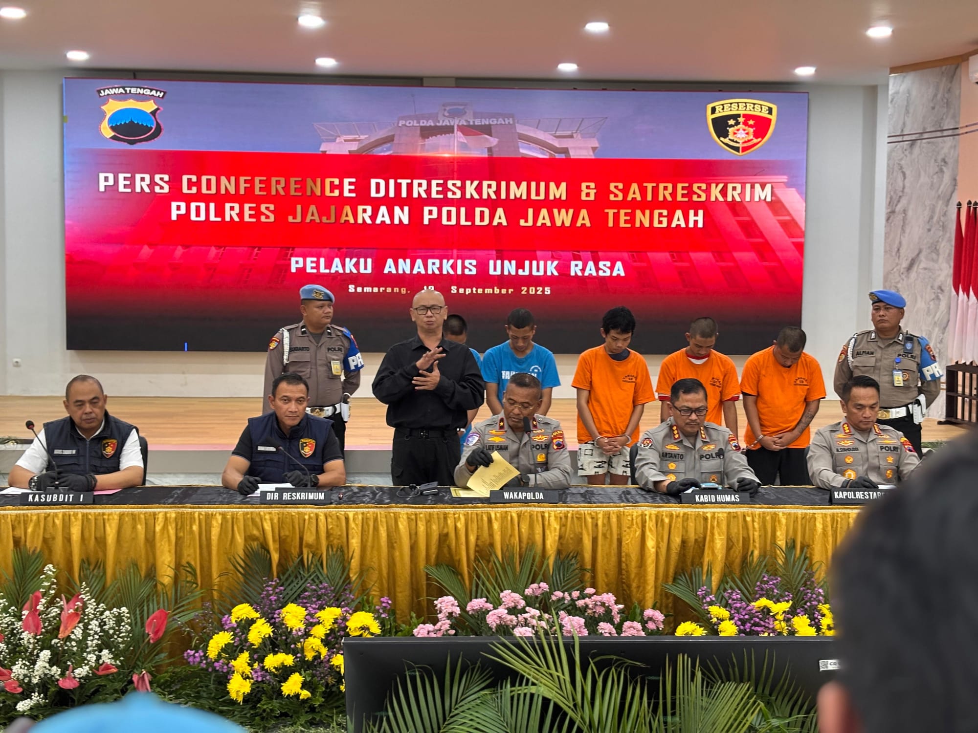 Tangani Aksi Anarkis, Polda Jateng Bedakan Demo Damai dan Kerusuhan