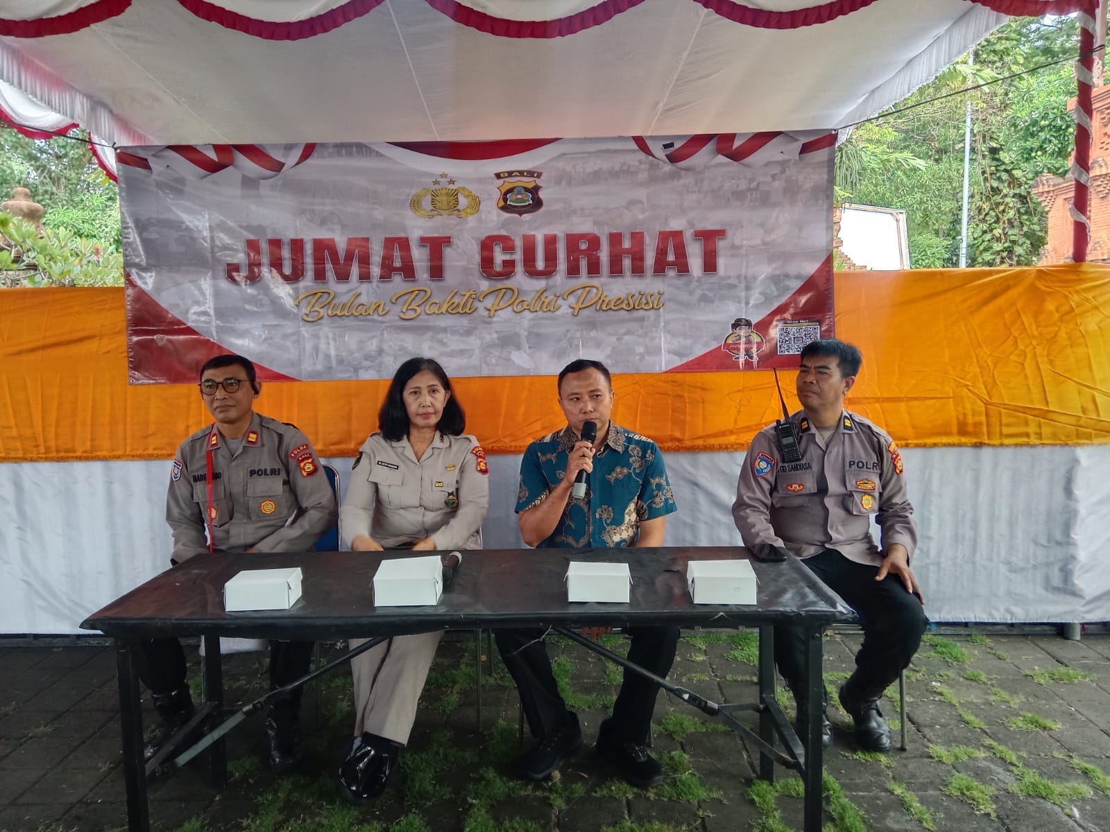 Bidlabfor Polda Bali Bahas Penguatan Peran Petugas Kebersihan Lewat Jumat Curhat