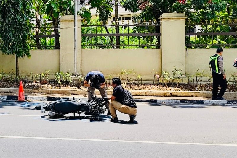 Tewas di Dekat Polda Jateng, Iko Juliant Junior Jalani Penanganan Polisi Lewat Olah TKP